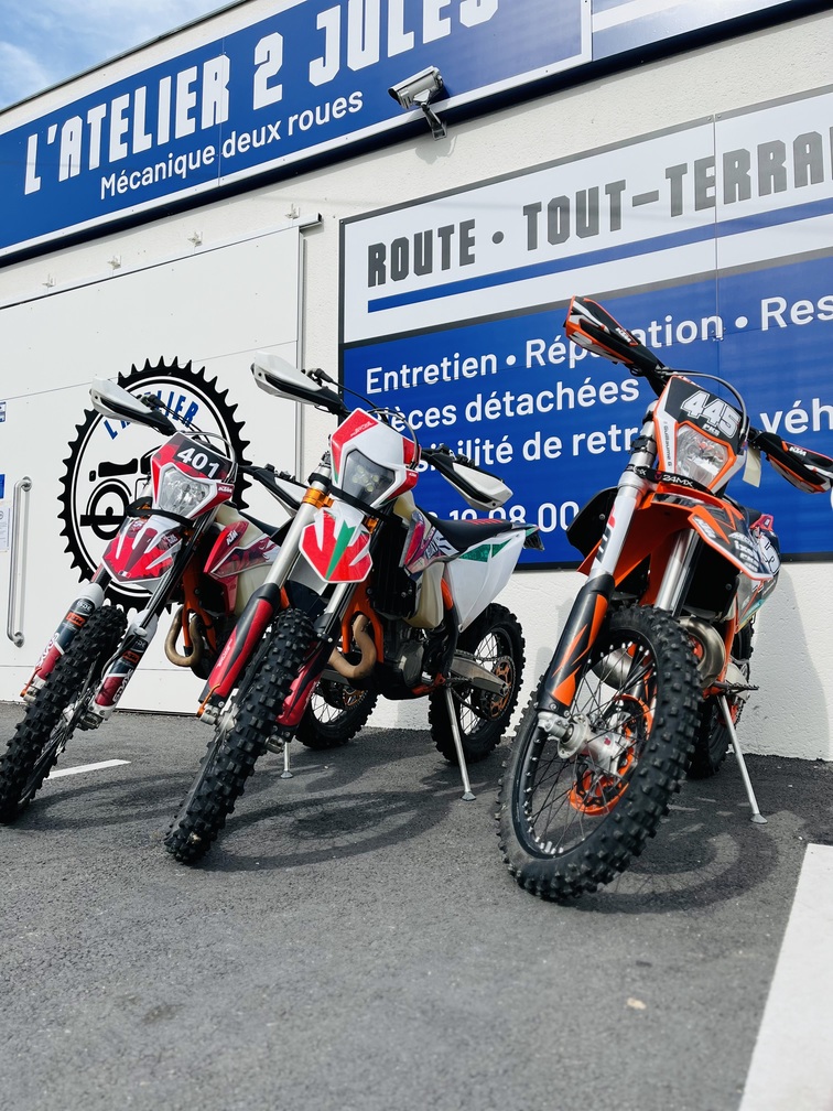 3 motos cross - garage moto rouen
